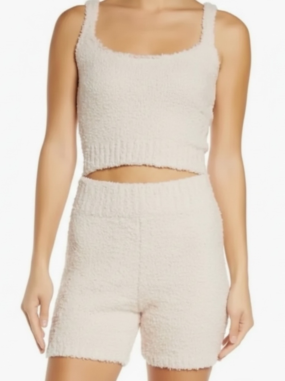 SKIMS Cozy Knit bouclé tank & shorts Sizes L/XL and S/M